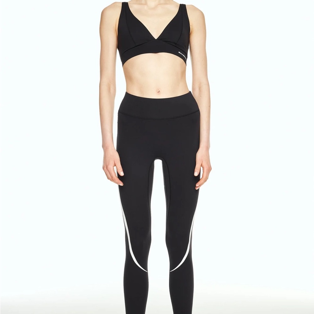 Black Contrast Leggings